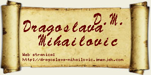 Dragoslava Mihailović vizit kartica